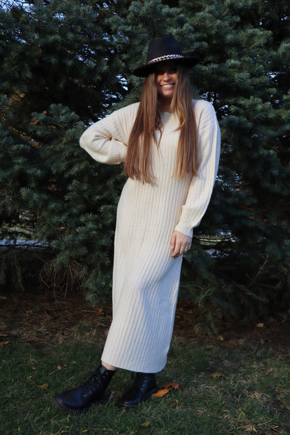 Worth The Wait Sweater Dress